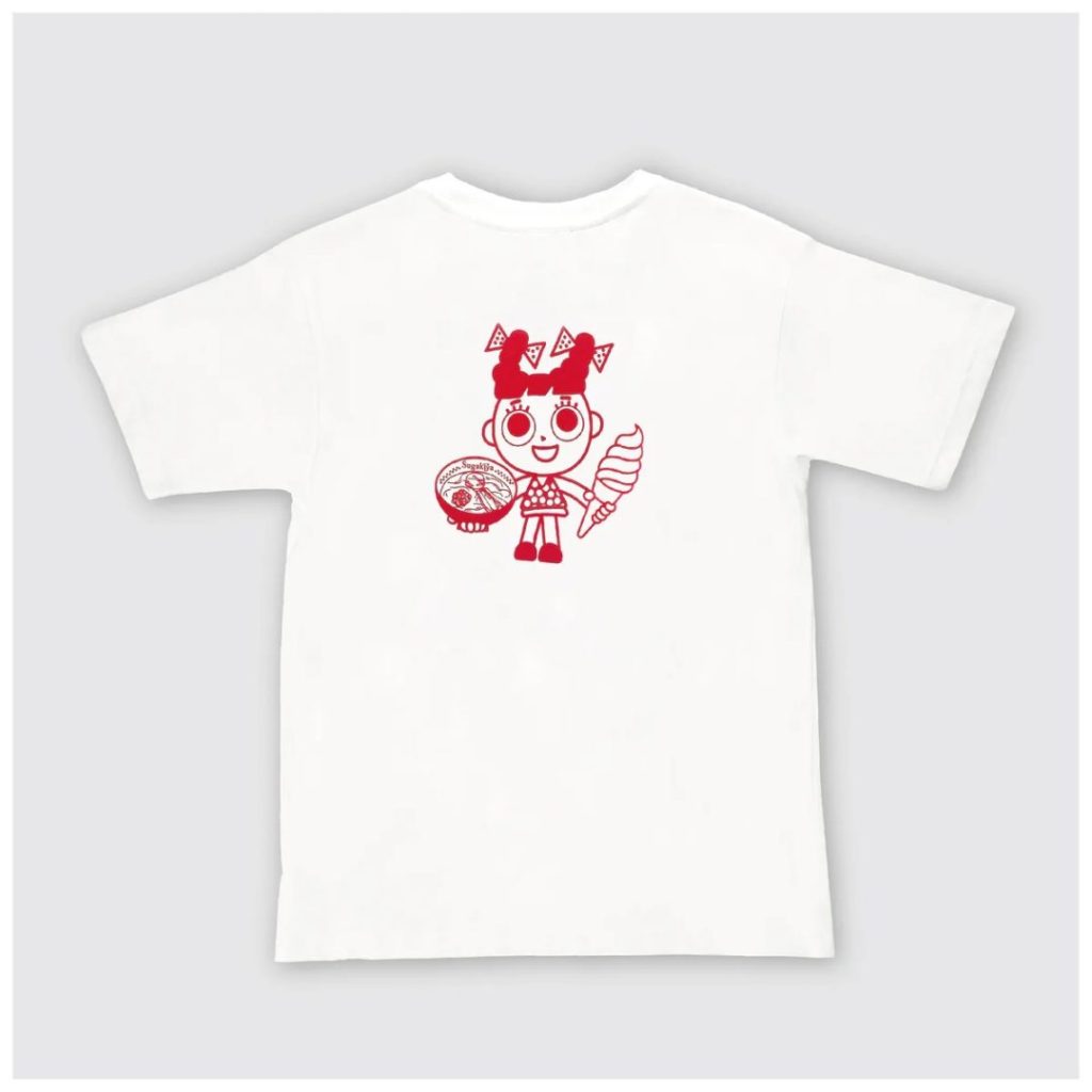 スガキヤのスーちゃんがモチーフになったTシャツ